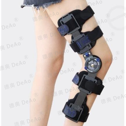 DA334-8  护膝(带锁定，碳纤，支条可调节)